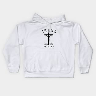 Jesus is king Kids Hoodie